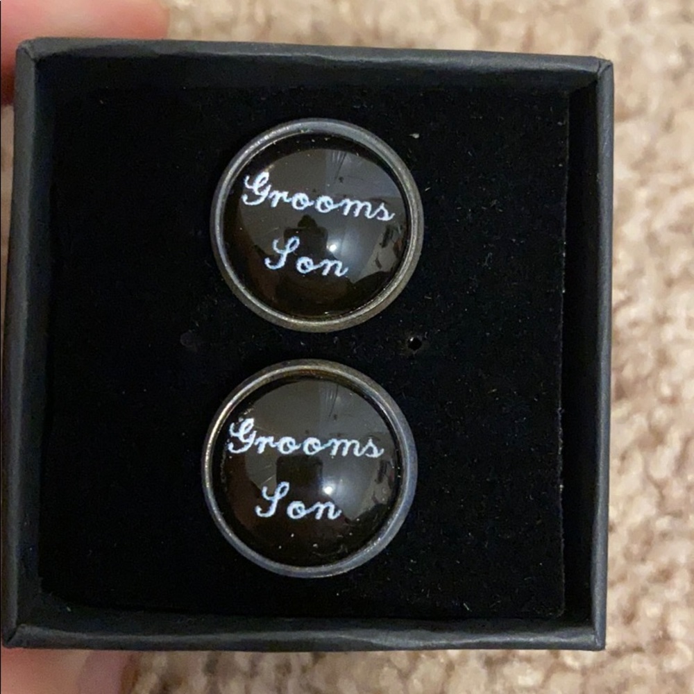 Grooms son cufflinks